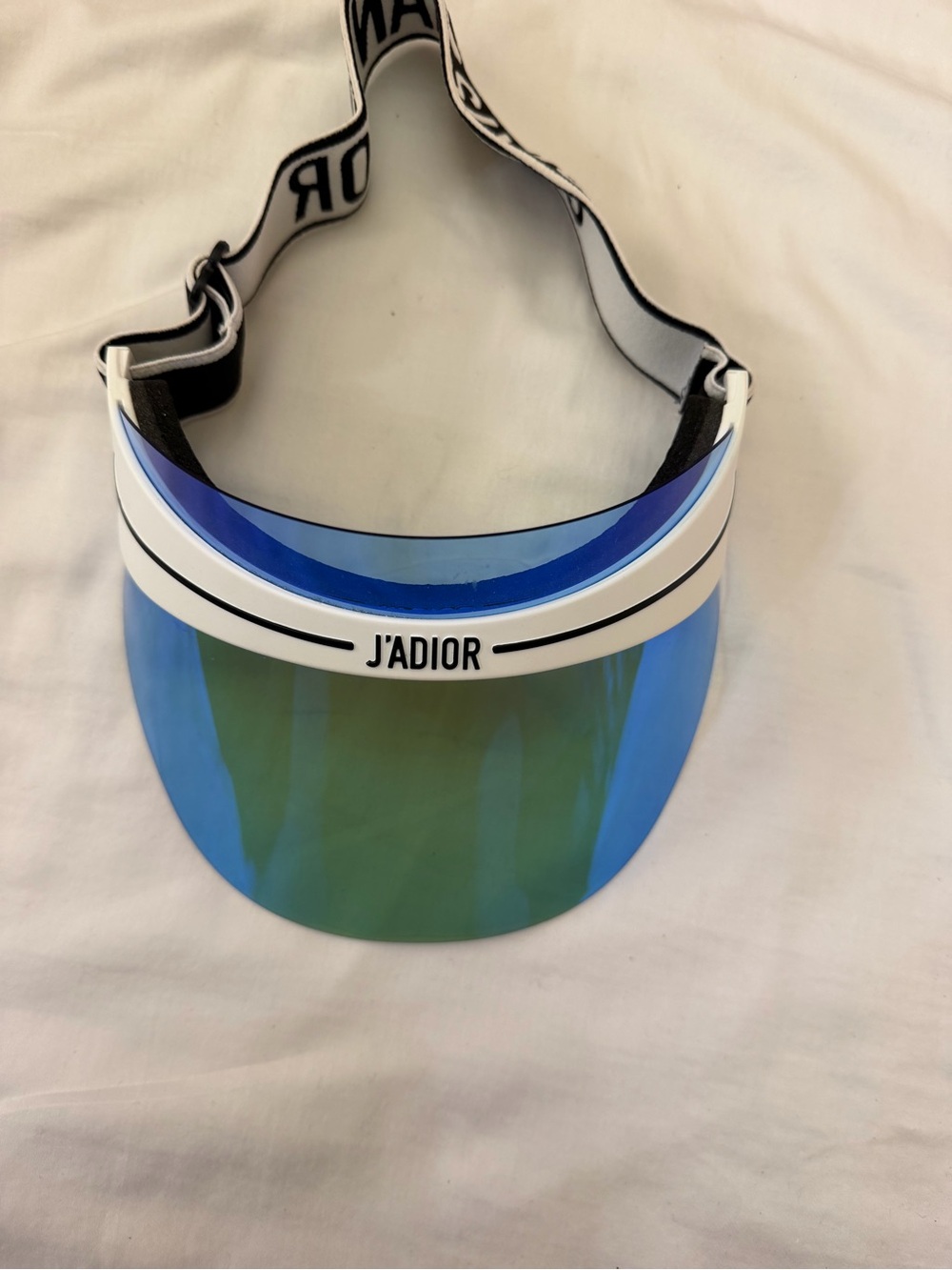 Dior Blue Green Mirrored J'Adior Visor
